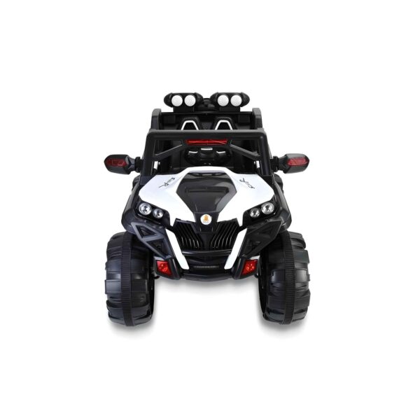 Electric Ride on White Jeep Car